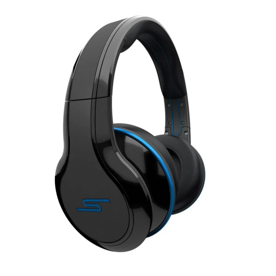 SMS Audio by 50 Cent: Street Over Ear Headphones (Passive Noise Cancellation) - Black Image 1