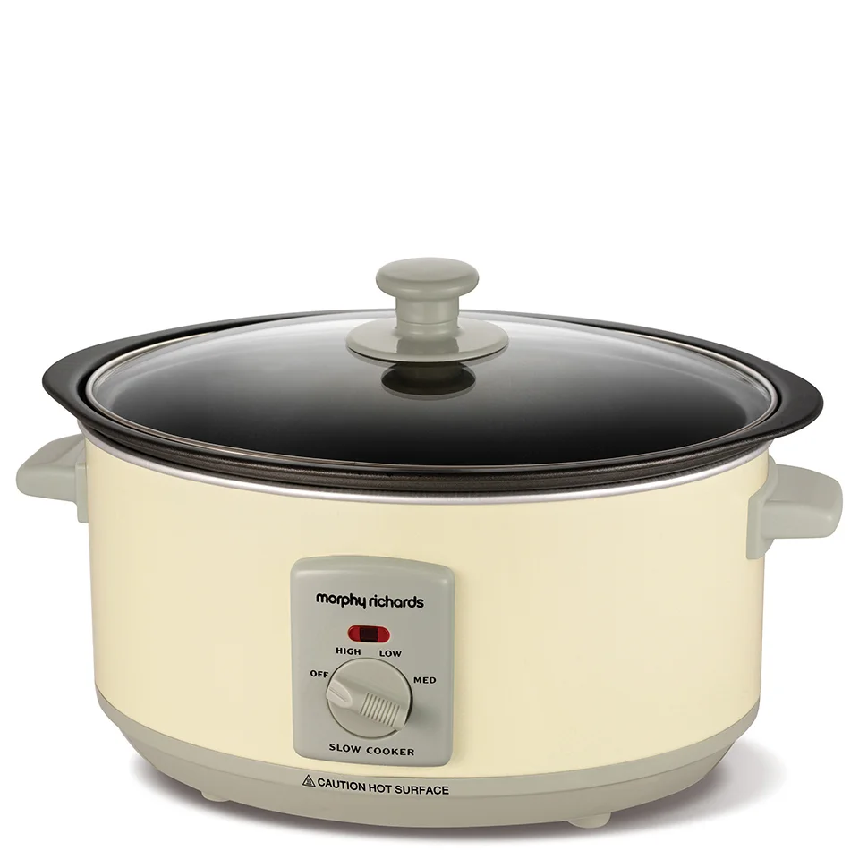 Morphy Richards Slow Cooker 3.5L - Cream Image 1