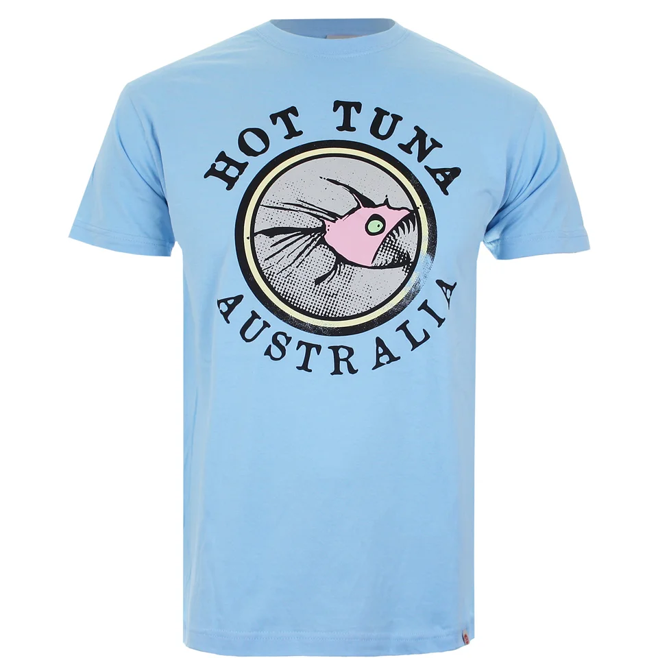 Hot Tuna Men's Australia T-Shirt - Sky Blue - S - Blue Image 1