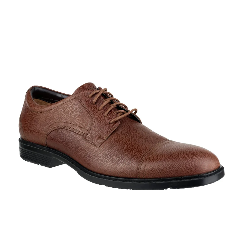 Rockport Men's City Smart Cap Toe Brogues - Tan - UK 7 - Tan Image 1
