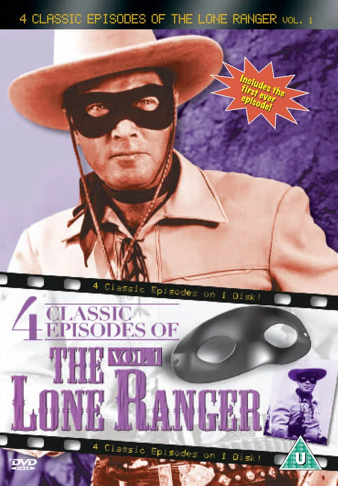 Lone Ranger - 4 Classic Episodes - Vol. 1 - Enter The Lone Ranger / The Lone Ranger Fights On / The Lone Ranger's Triumph / War Horse Image 1