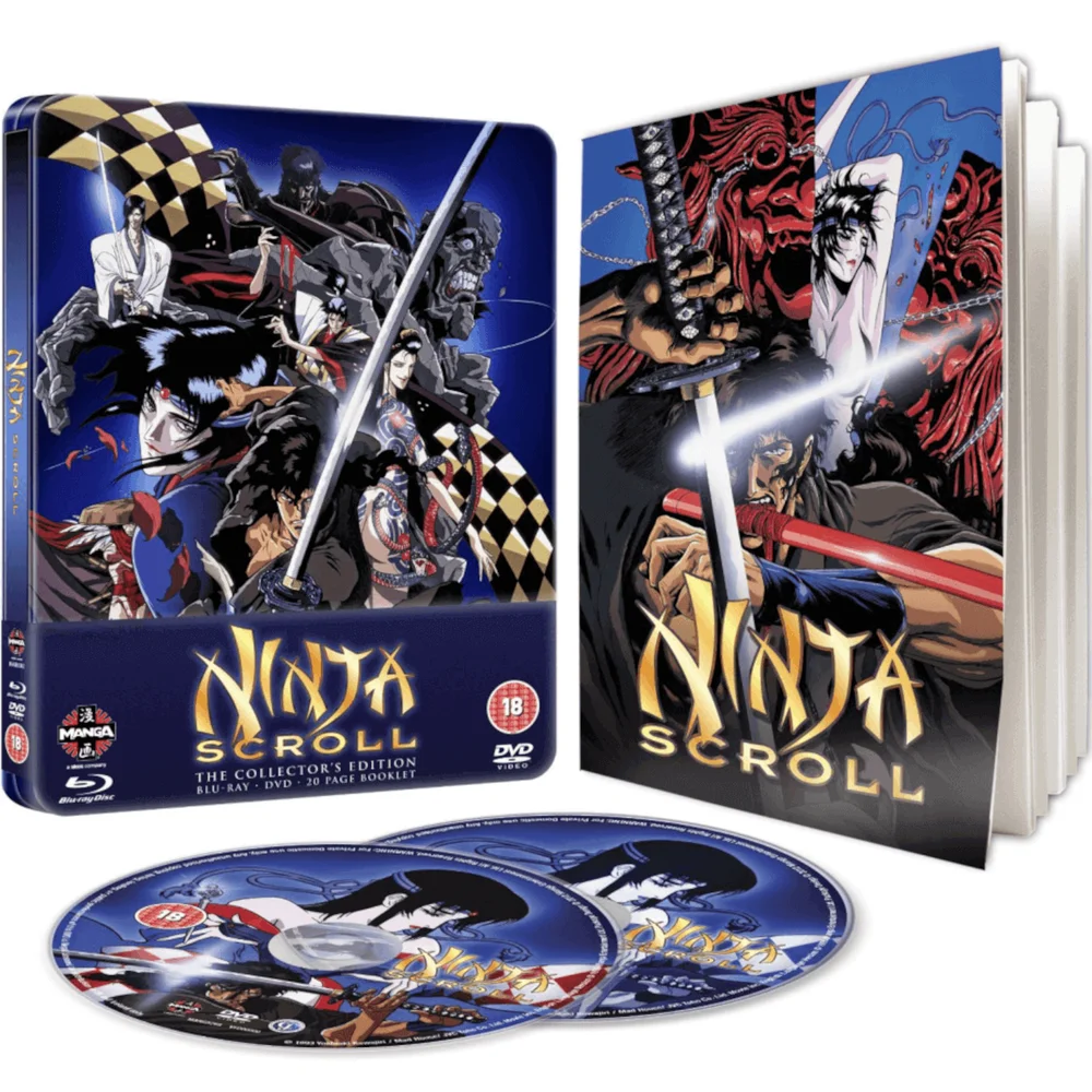 Ninja Scroll - Steelbook Edition (Blu-Ray and DVD) Image 1