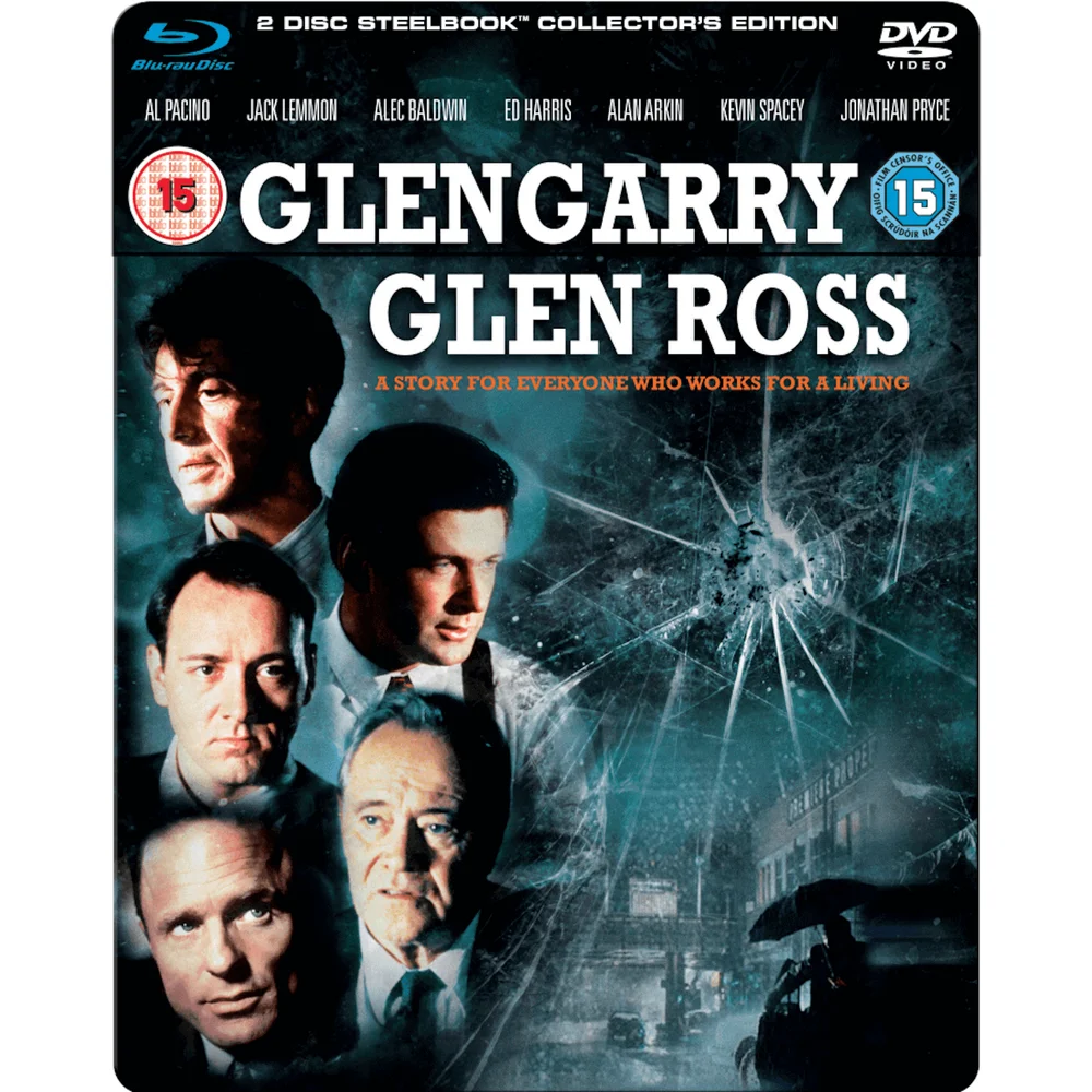 Glengarry Glen Ross - Steelbook Edition (Blu-Ray and DVD) Image 1