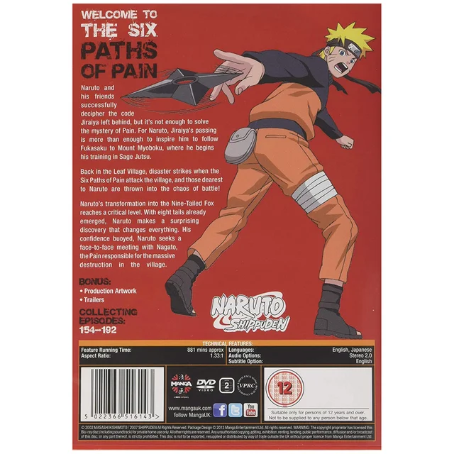 Naruto Shippuden - Complete Series 4: Episodes 154-192