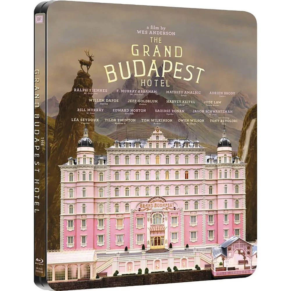 Grand Budapest Hotel - Zavvi Exclusive Limited Edition Steelbook (Limited to 2000 Copies) Image 1