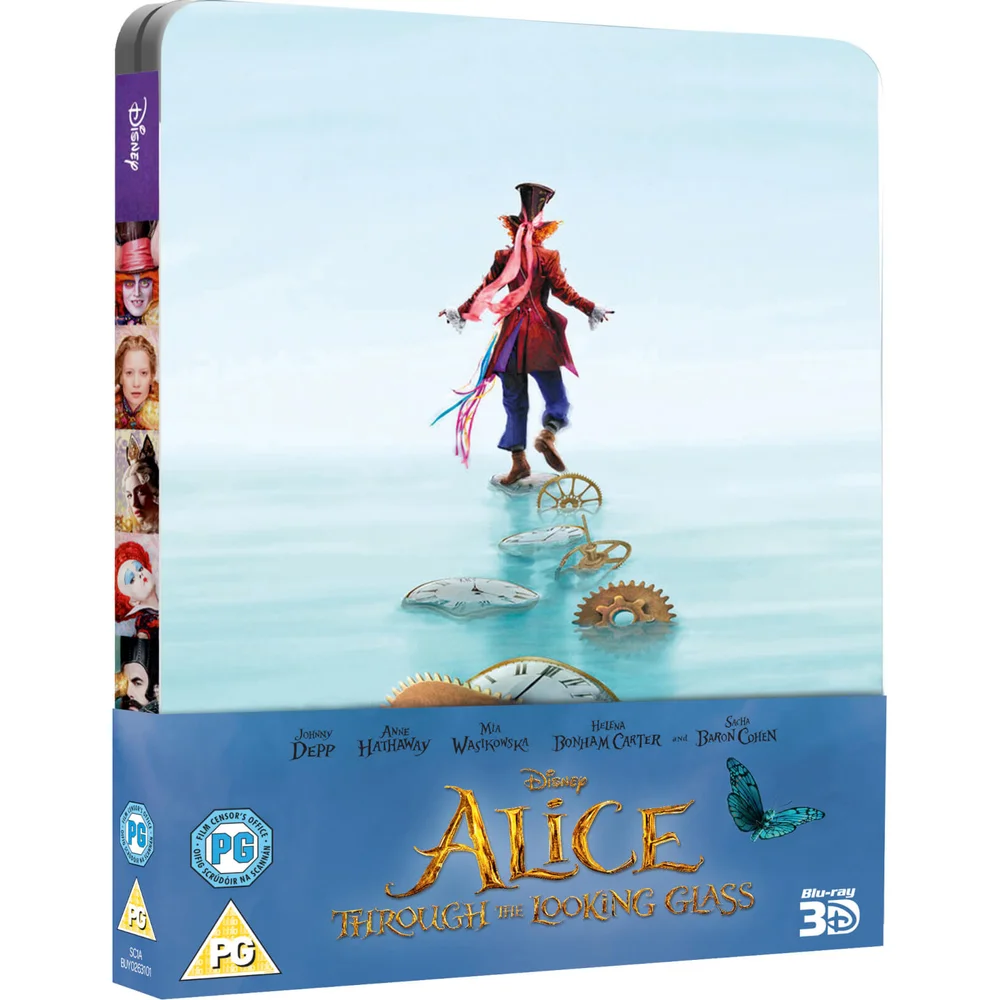 Alice Through The Looking Glass 3D (Includes 2D Version) - Zavvi Exclusive Limited Edition Steelbook Image 1