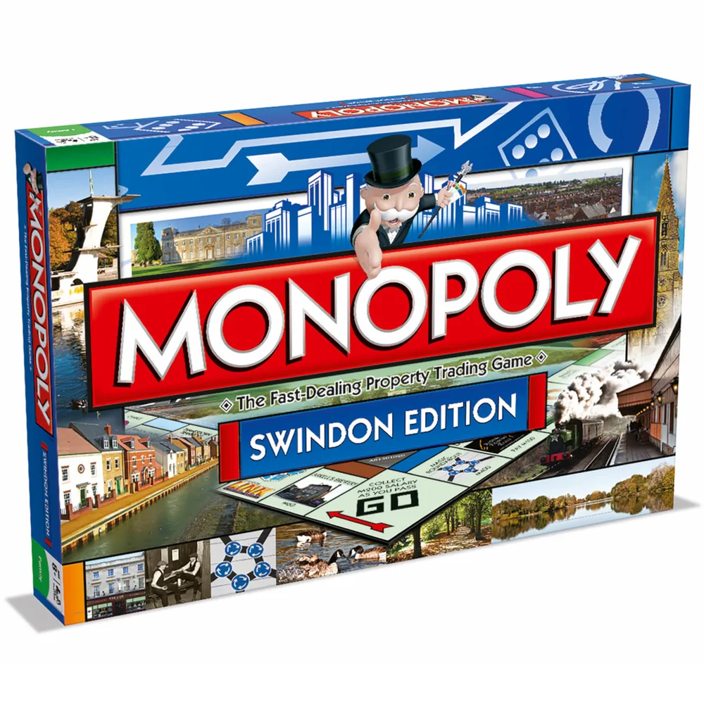 Monopoly Board Game - Swindon Edition Image 1
