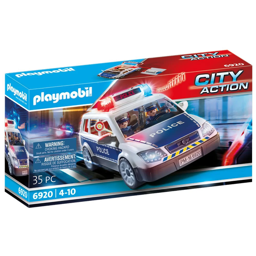 Playmobil City Action Squad Car with Lights and Sound (6920) Image 1