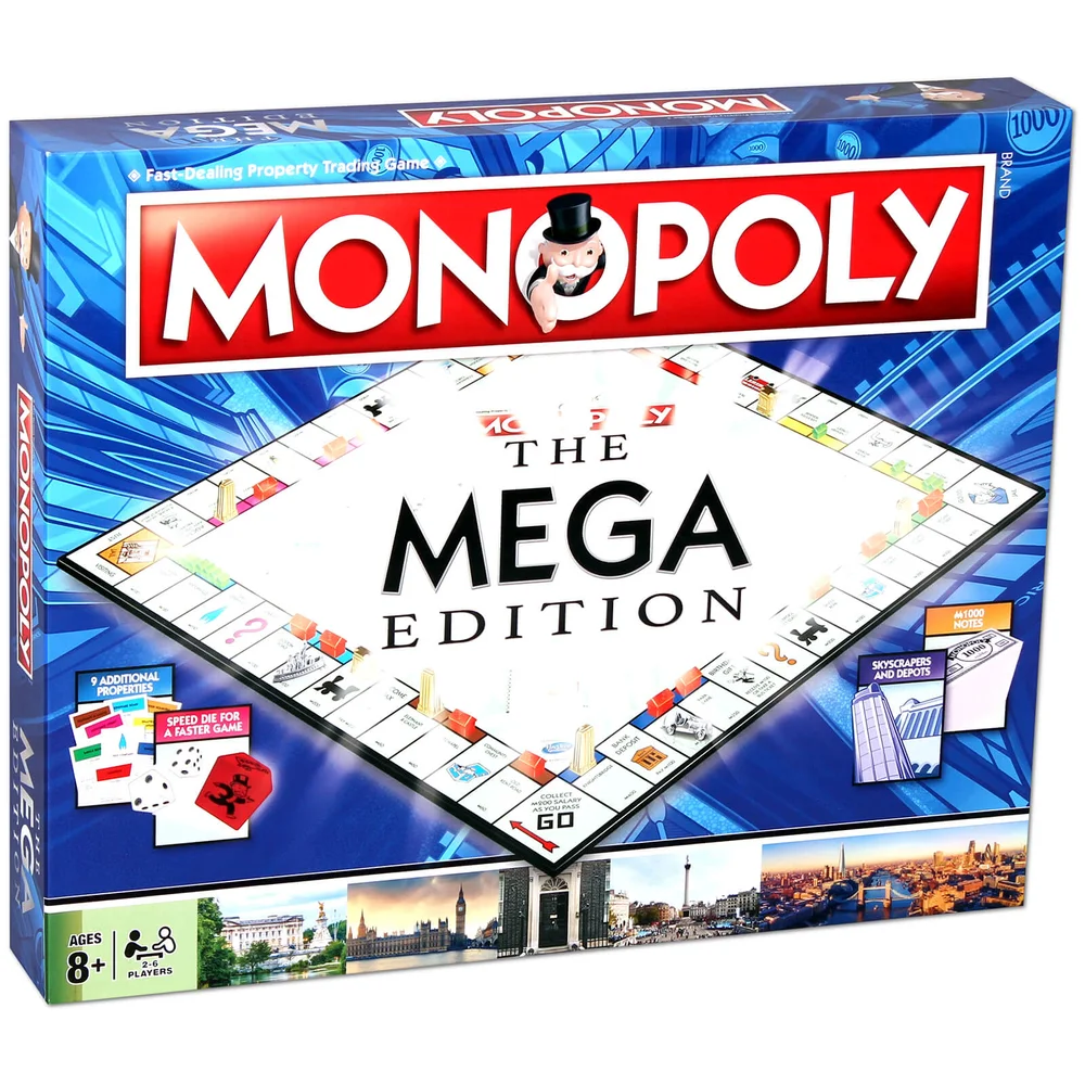 Monopoly Board Game - Mega Edition Image 1