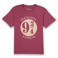Harry Potter Platform Burgundy T-Shirt - undefined undefined