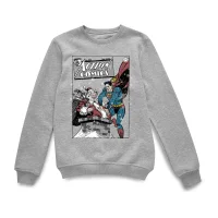 DC Comics Originals Superman Action Comics Grey Christmas Jumper - undefined undefined