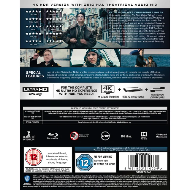Dunkirk - 4K Ultra HD