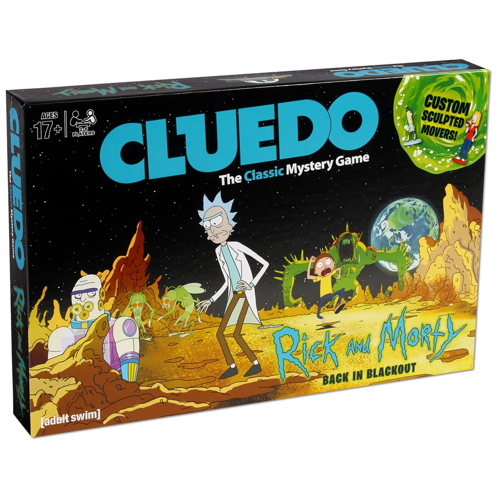 Cluedo Mystery Board Game - Rick and Morty Edition Image 1