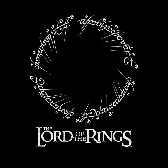 The Lord Of The Rings Men's T-Shirt in Black
