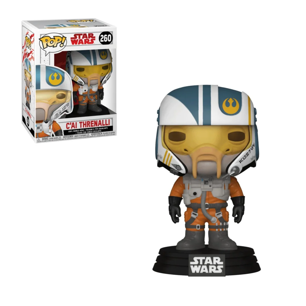 Star Wars The Last Jedi Pilot C'ai Threnalli Pop! Vinyl Figure Image 1