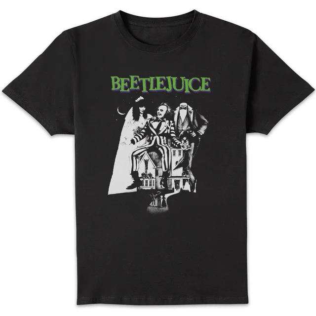 Beetlejuice Mono Poster T-Shirt - Black