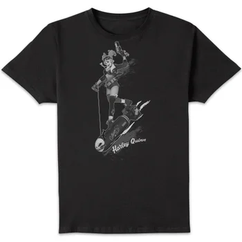 DC Comics Batman Harley Quinn Gotham T-Shirt in Black