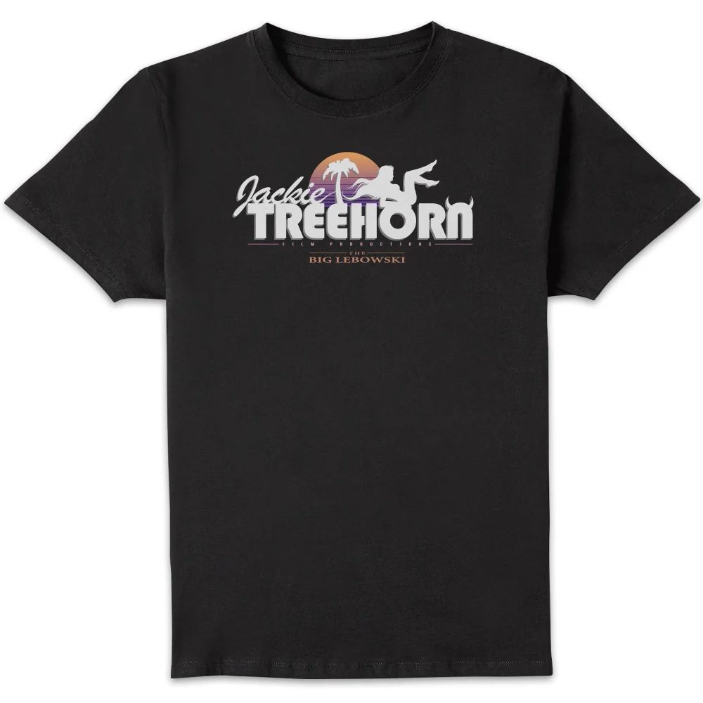 The Big Lebowski Treehorn Logo T-Shirt - Black - S Image 1