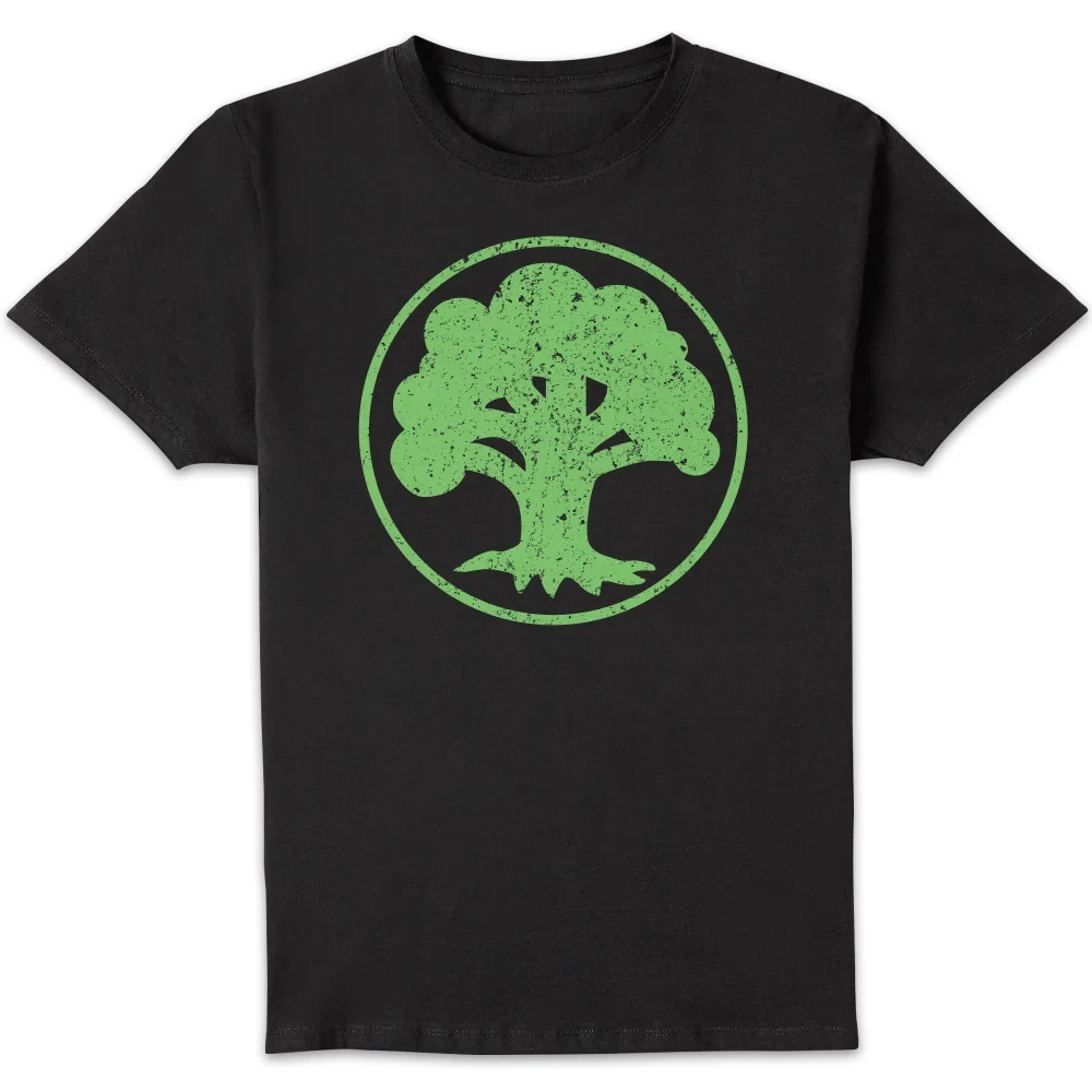 Magic The Gathering Mana Green T-Shirt - Black - S Image 1