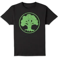 Magic The Gathering Mana Green T-Shirt - Black
