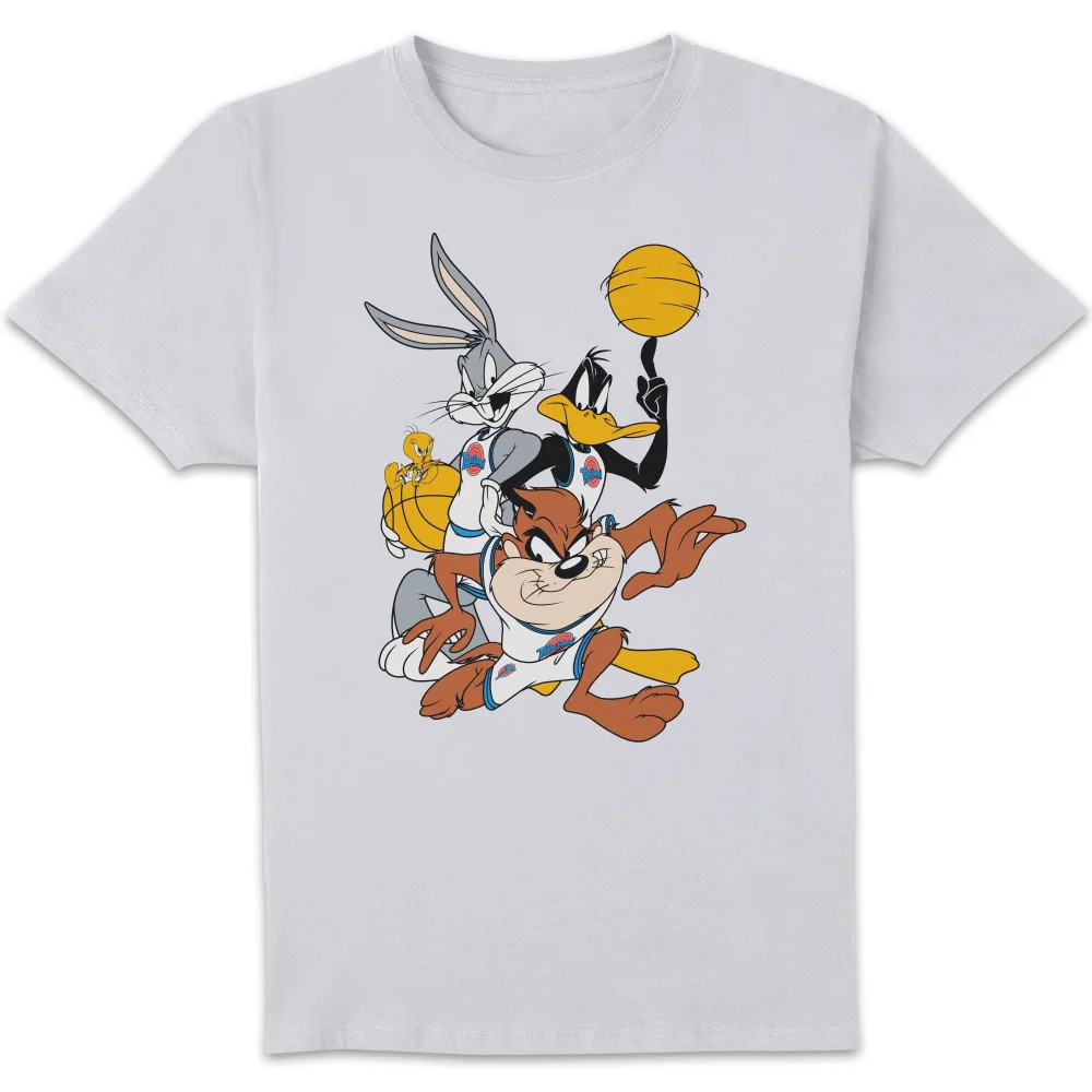 Space Jam Group Shot Men's T-Shirt - White - S Image 1