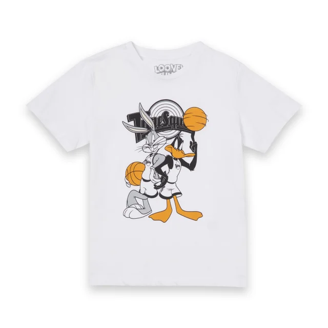Space Jam Bugs And Daffy Tune Squad Kids' T-Shirt - White