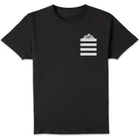 Looney Tunes Taz Stripes Pocket Print Men's T-Shirt - Black - undefined undefined
