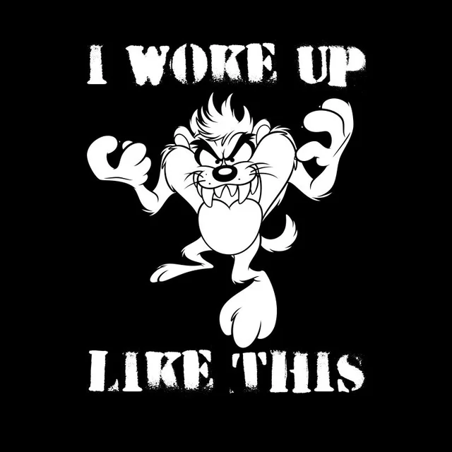 Looney Tunes I Woke Up Like This Men's T-Shirt - Black