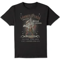 Looney Tunes Wile E Coyote Guitar Arena Tour Men's T-Shirt - Black