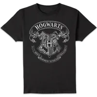 Harry Potter Hogwarts Crest Men's T-Shirt - Black