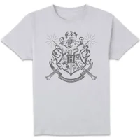 Harry Potter Hogwarts House Crest Men's T-Shirt - White - undefined undefined