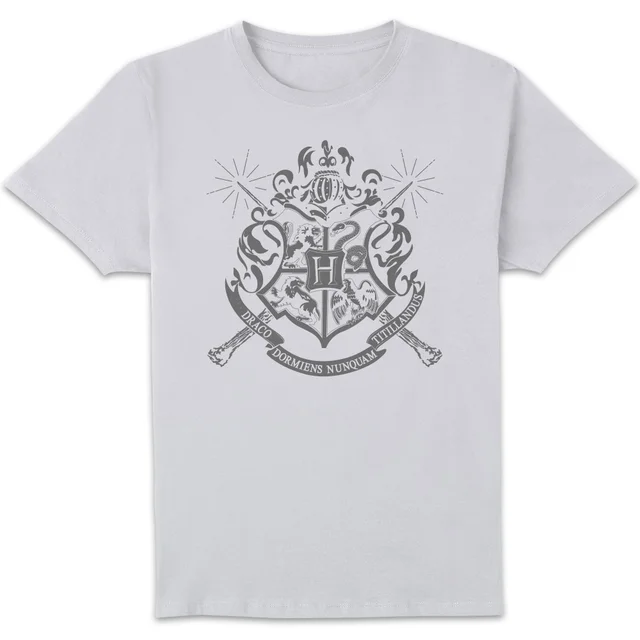 Harry Potter Hogwarts House Crest Men's T-Shirt - White