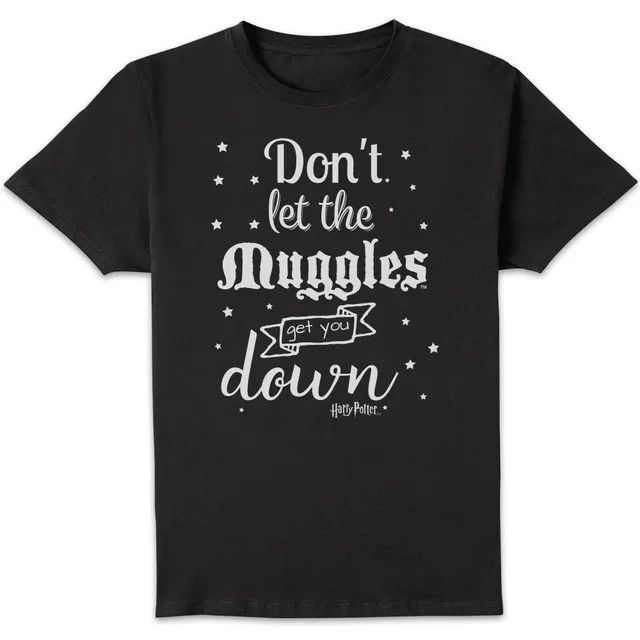 Harry Potter Don't Let The Muggles Get You Down Men's T-Shirt - Black