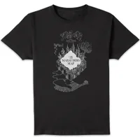 Harry Potter The Marauder's Map Men's T-Shirt - Black - undefined undefined
