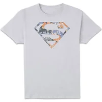 DC Originals Floral Superman Men's T-Shirt - White - undefined undefined