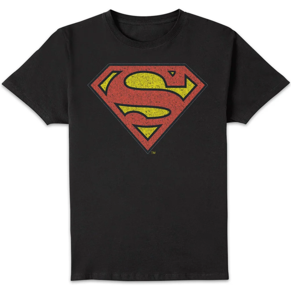 Originals Official Superman Crackle Logo Men's T-Shirt - Black - S Image 1