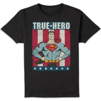 DC Originals Superman True Hero Men's T-Shirt - Black - undefined undefined