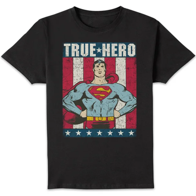 DC Originals Superman True Hero Men's T-Shirt - Black
