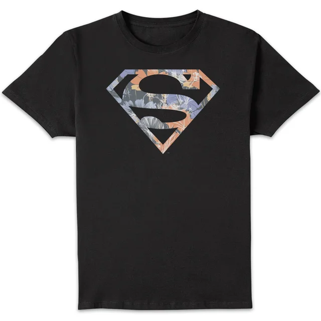 DC Originals Floral Superman Men's T-Shirt - Black