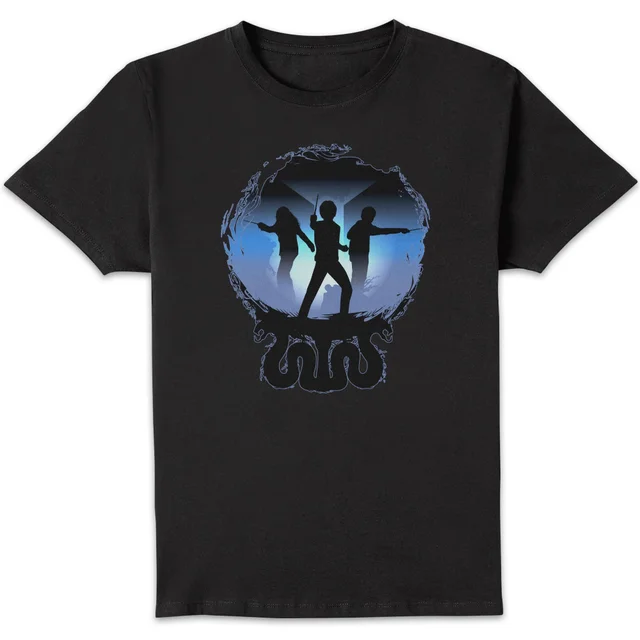 Harry Potter Silhouette Attack Men's T-Shirt - Black