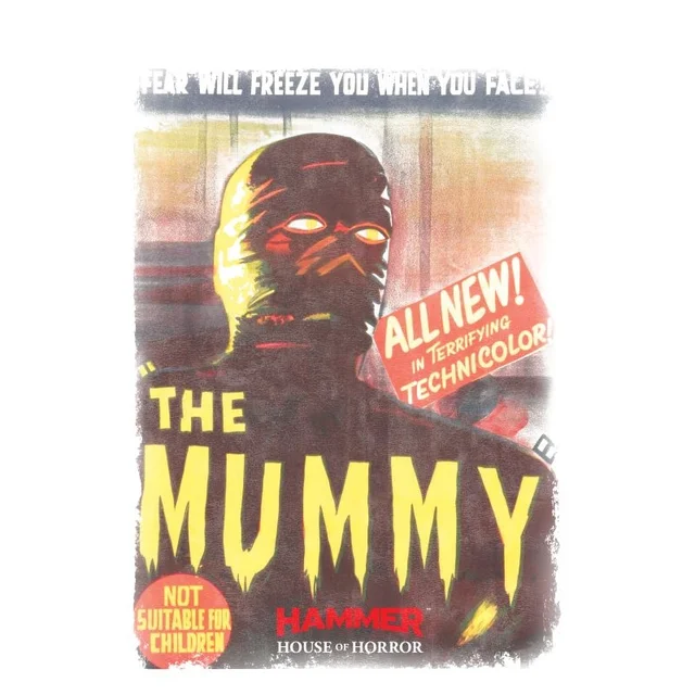 Hammer Horror The Mummy Men's T-Shirt - White