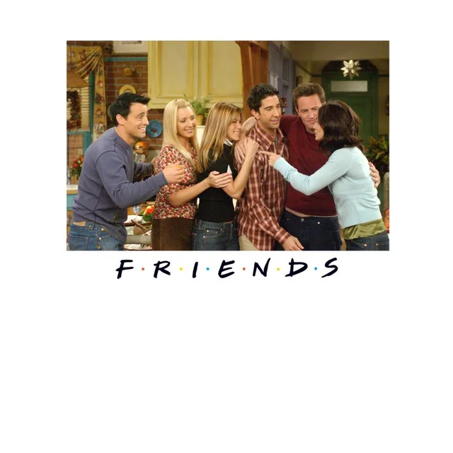 Friends Cast Shot Men's T-Shirt - White