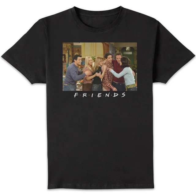 Friends Cast Shot Men's T-Shirt - Black