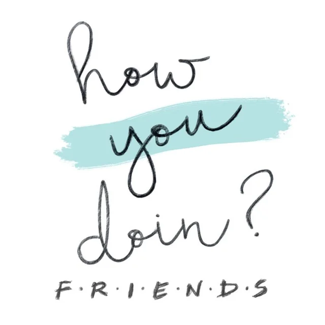 Friends How You Doin? Men's T-Shirt - White
