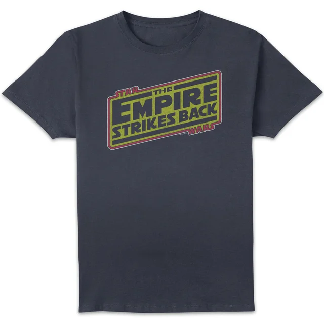 Star Wars Empire Strikes Back Logo Men's T-Shirt - Navy