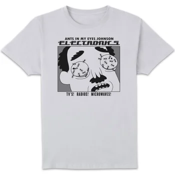 Rick and Morty Ants In My Eyes Men's T-Shirt - White