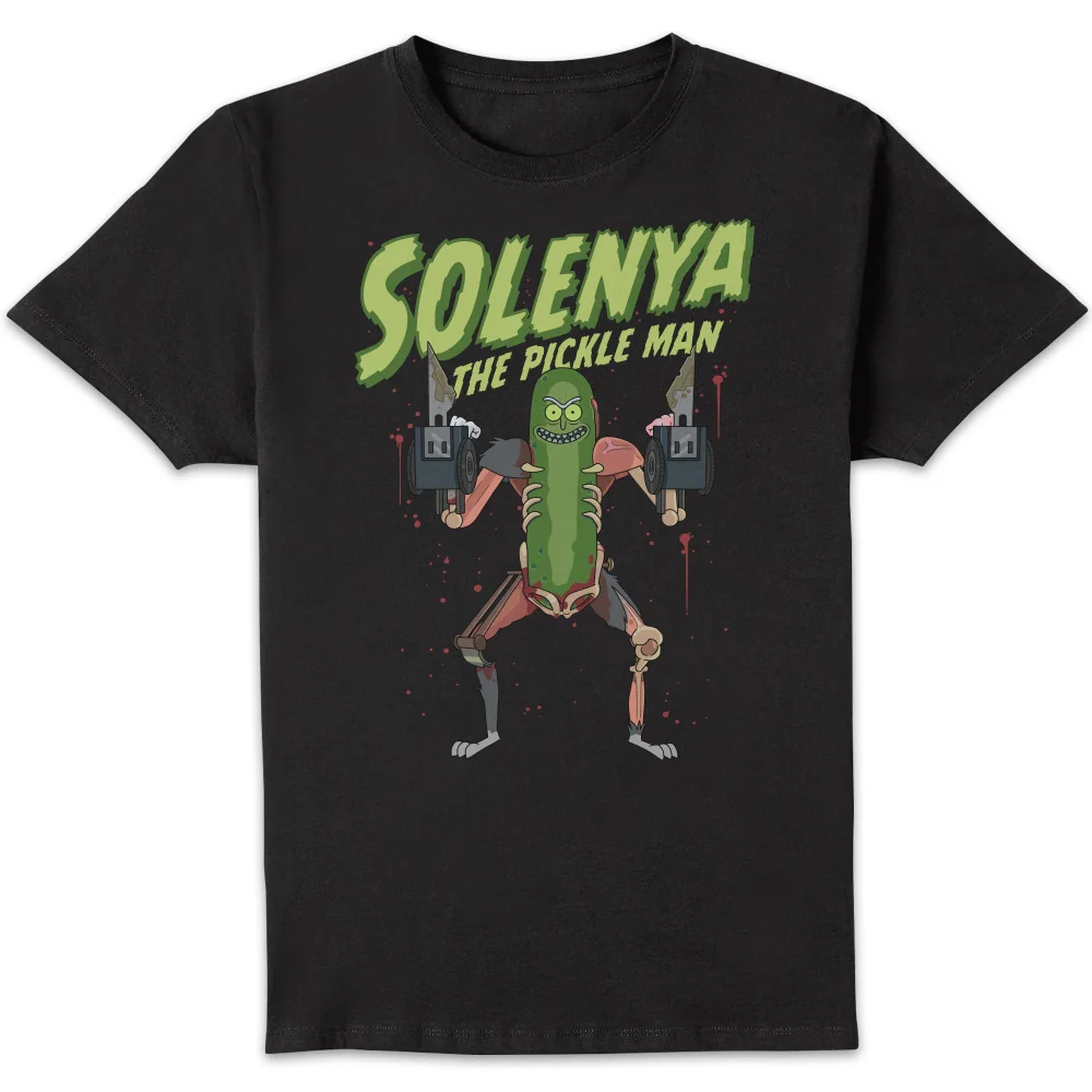 Rick and Morty Solenya Men's T-Shirt - Black - S Image 1