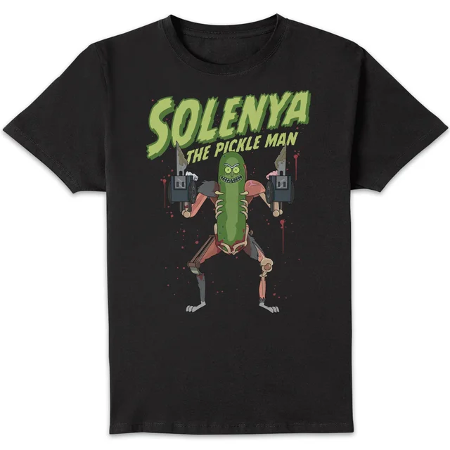 Rick and Morty Solenya Men's T-Shirt - Black