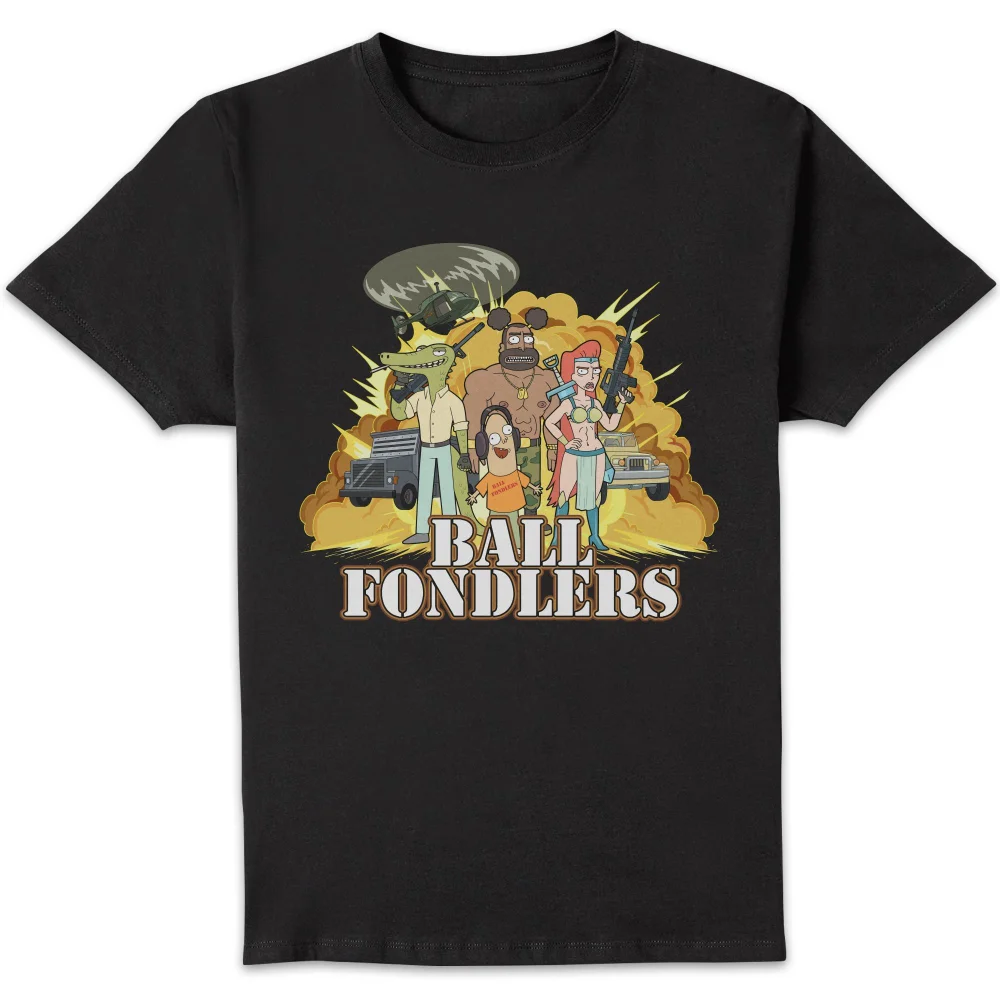 Rick and Morty Ball Fondlers Men's T-Shirt - Black - S Image 1