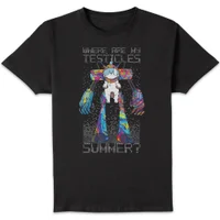 Rick and Morty Where Are My Testicles Summer Men's T-Shirt - Black - undefined undefined
